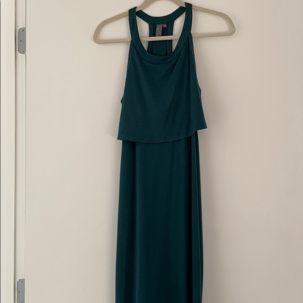 Green Sweaty Betty long dress Size Small